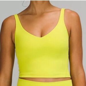lululemon athletica Yellow Tank Top